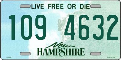 NH license plate 1094632