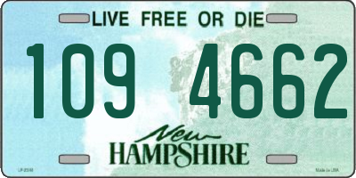 NH license plate 1094662