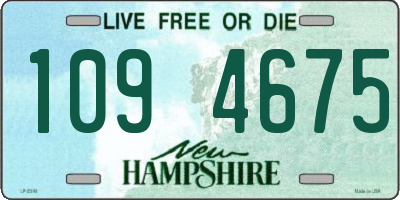 NH license plate 1094675