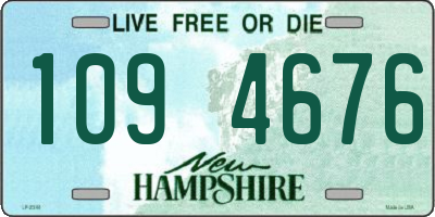 NH license plate 1094676