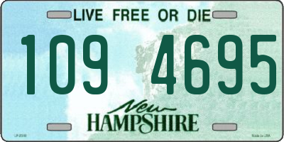 NH license plate 1094695