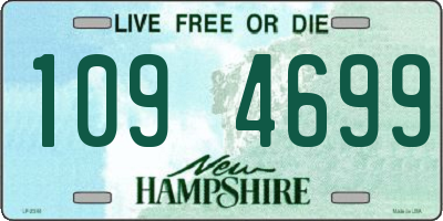 NH license plate 1094699