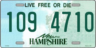 NH license plate 1094710