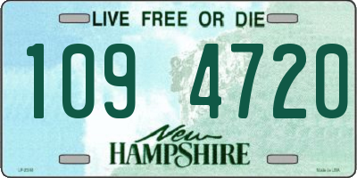 NH license plate 1094720