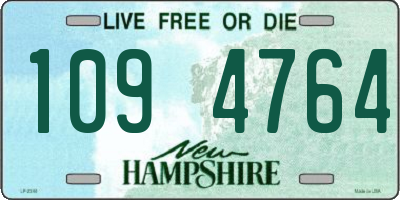 NH license plate 1094764