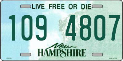 NH license plate 1094807