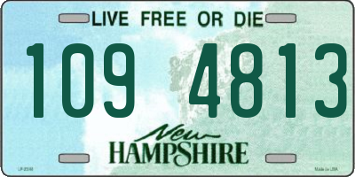 NH license plate 1094813