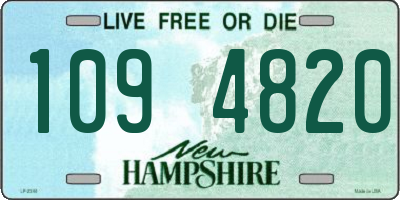 NH license plate 1094820