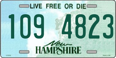 NH license plate 1094823