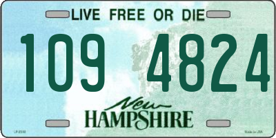 NH license plate 1094824