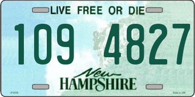 NH license plate 1094827