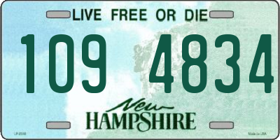 NH license plate 1094834