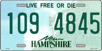 NH license plate 1094845