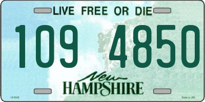 NH license plate 1094850