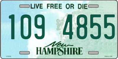 NH license plate 1094855