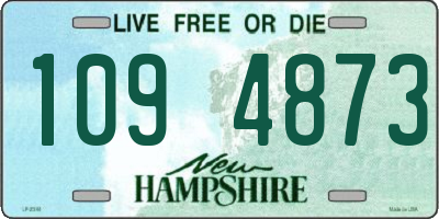 NH license plate 1094873