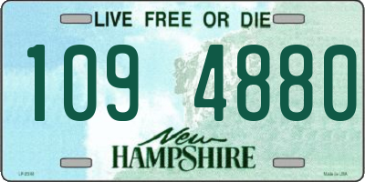 NH license plate 1094880