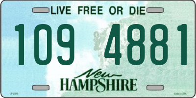 NH license plate 1094881