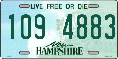 NH license plate 1094883
