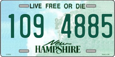 NH license plate 1094885