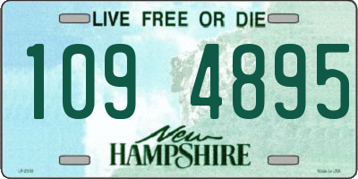 NH license plate 1094895