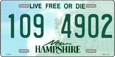 NH license plate 1094902