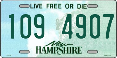 NH license plate 1094907