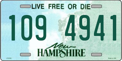 NH license plate 1094941