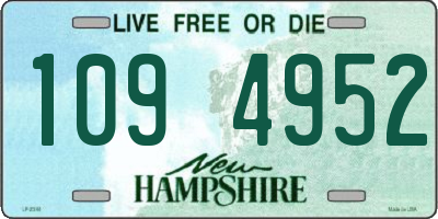 NH license plate 1094952