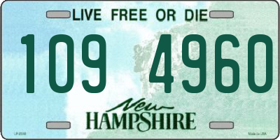 NH license plate 1094960