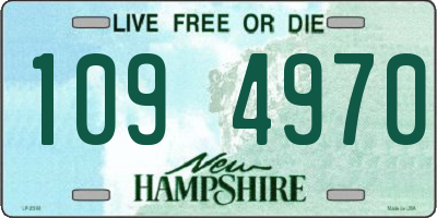 NH license plate 1094970