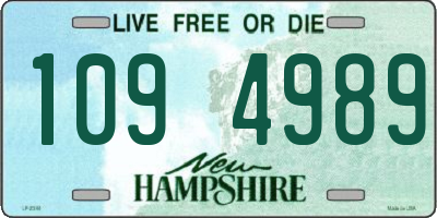 NH license plate 1094989