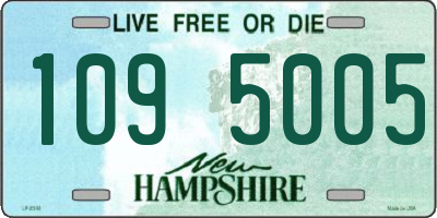NH license plate 1095005