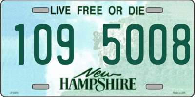 NH license plate 1095008