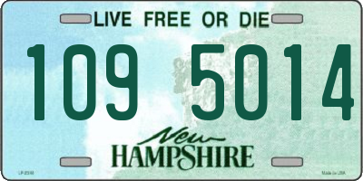 NH license plate 1095014