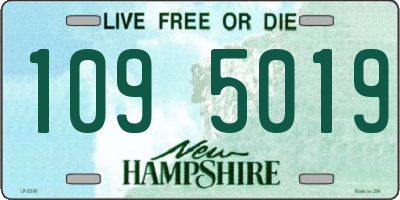 NH license plate 1095019