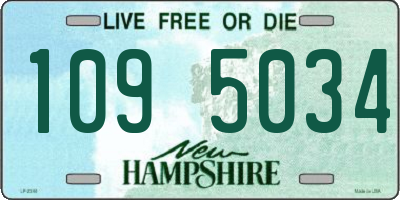 NH license plate 1095034