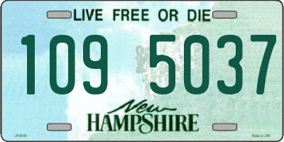 NH license plate 1095037