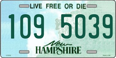 NH license plate 1095039