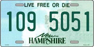 NH license plate 1095051