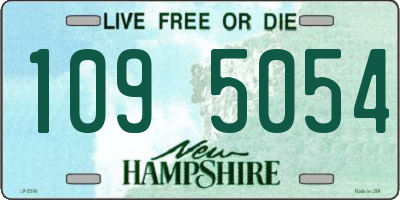 NH license plate 1095054