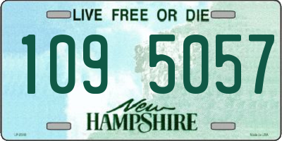 NH license plate 1095057