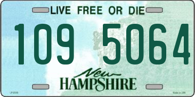 NH license plate 1095064