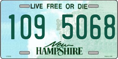 NH license plate 1095068