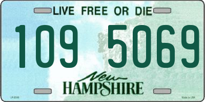 NH license plate 1095069