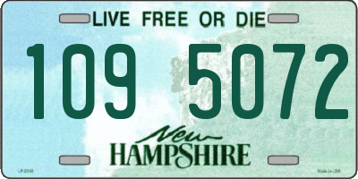 NH license plate 1095072