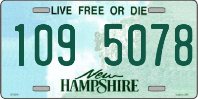 NH license plate 1095078