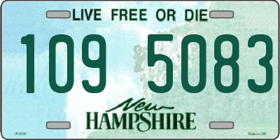 NH license plate 1095083