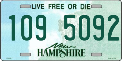 NH license plate 1095092