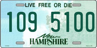 NH license plate 1095100